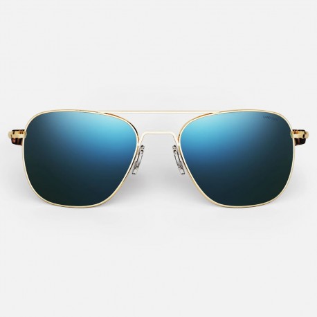 Randolph Aviator Gold Bayonet Cobalt Polarisé