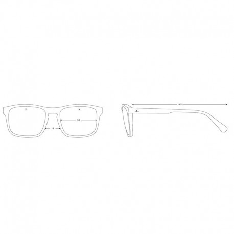 Vuarnet District Rectangle Noir Flag - Pure Grey