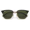 Ray ban New Clubmaster Poli Noir Sur Or