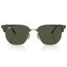 Ray ban New Clubmaster Poli Noir Sur Or