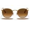 Ray Ban Round Metal Gold - Gradient Brown