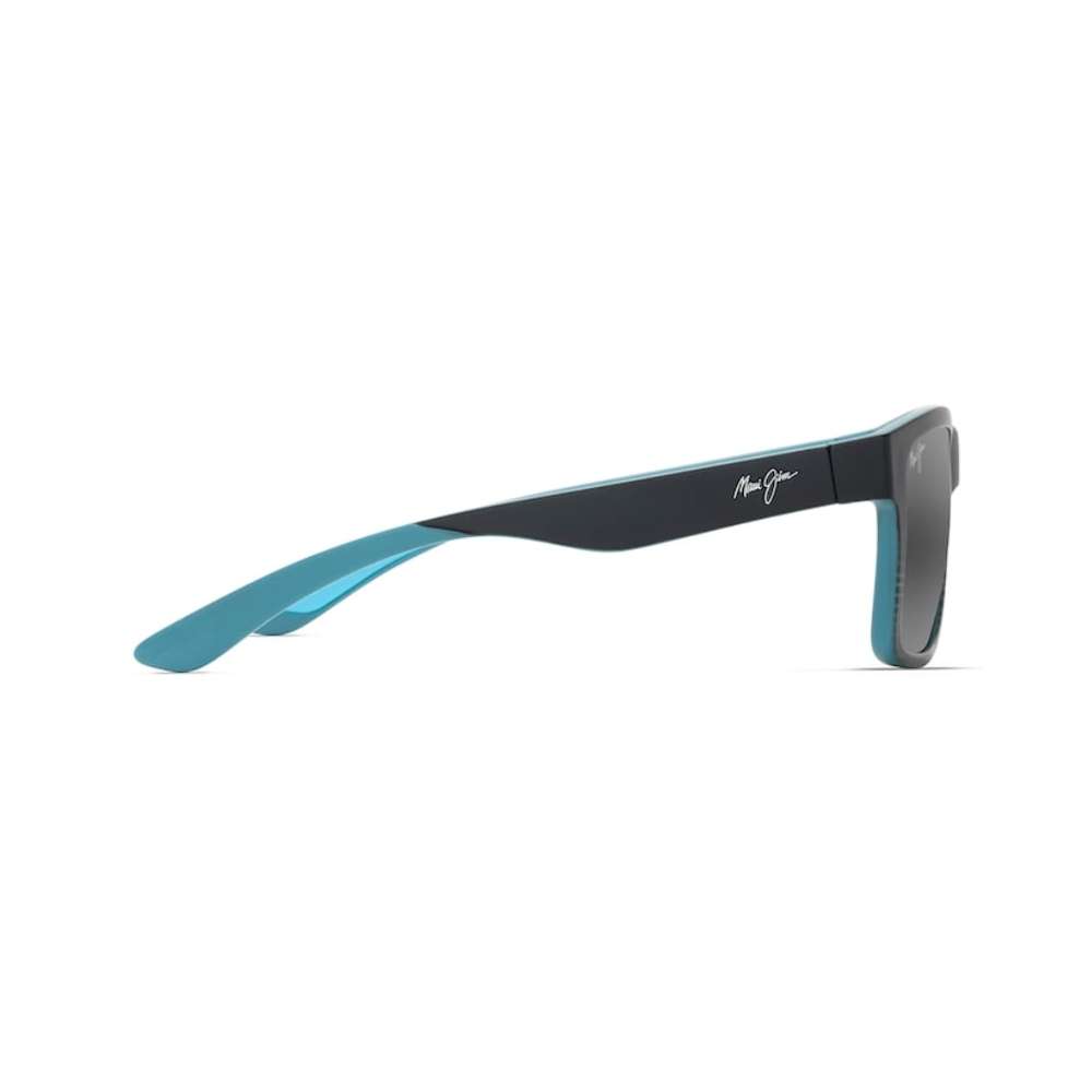 Maui Jim The Flats Black / Teal Stripes & Tips
