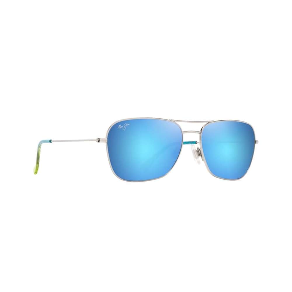 Maui Jim Hau'oli Shiny Silver W/Blue