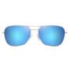 Maui Jim Hau'oli Shiny Silver W/Blue