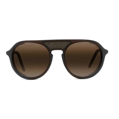 Vuarnet Ice Round Kaki Transparent Mat - Brownlynx