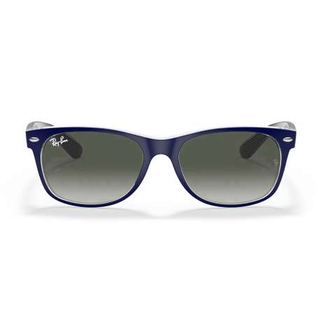 New Wayfarer Top Matte Blue on Transparent