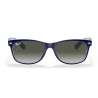 New Wayfarer Top Matte Blue on Transparent