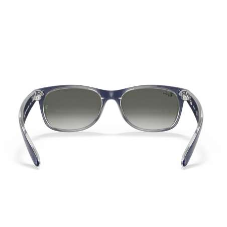 New Wayfarer Top Matte Blue on Transparent