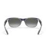 New Wayfarer Top Matte Blue on Transparent