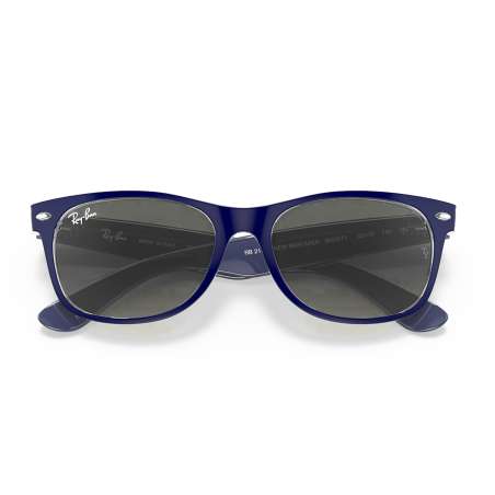 New Wayfarer Top Matte Blue on Transparent