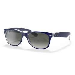 New Wayfarer Top Matte Blue on Transparent