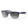 New Wayfarer Top Matte Blue on Transparent