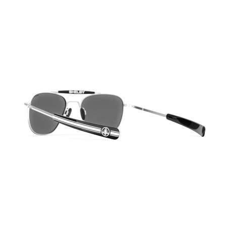 Randolph X Shelby - Aviator II - Matte Chrome & Apex Gray