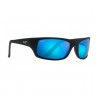 Maui jim Blue Peahi Noir Mat Caoutchouté