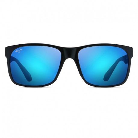 Maui Jim Red Sands Matte Black with Blue Hawaï